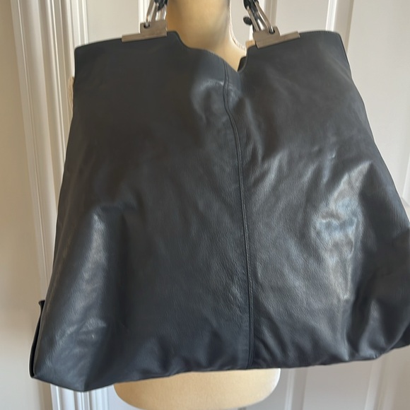 Balenciaga “carry it all” grey with silver trim bag. Perfect conditions.21”x17” - Picture 5 of 14